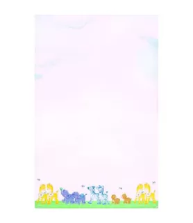 Baby Shower 'Adorable Ark' Invitations / Birth Announcements w/ Envelopes (8ct)