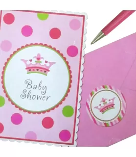 New Little Princess Invitation Set w/ Envelopes (8ct)
