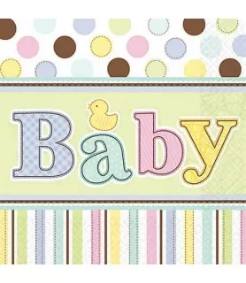 Baby Shower 'Tiny Bundle' Small Paper Plates (18ct)