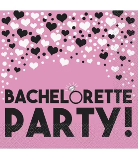 Bachelorette 'Diamond Ring' Lunch Napkins (16ct)