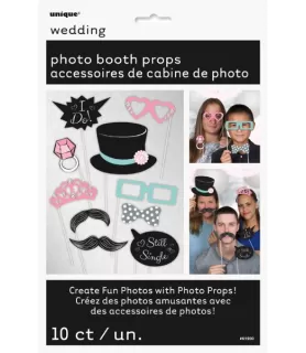 Wedding Photo Prop Set (10pc)
