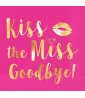 Bachelorette Party 'Kiss the Miss Goodbye' Small Napkins (16ct) Bachelorette Party 'Kiss the Miss Goodbye' Small Napkins (16ct)