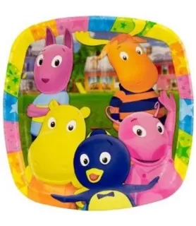 Backyardigans Large Paper Pocket Plates (8ct)