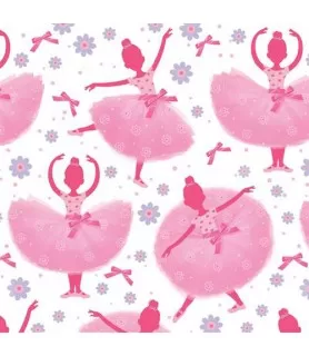 Ballerina 'Tutu Much Fun' Small Napkins (16ct)