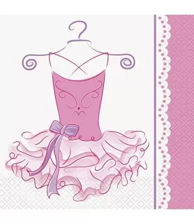 Pink Ballerina Lunch Napkins (16ct)