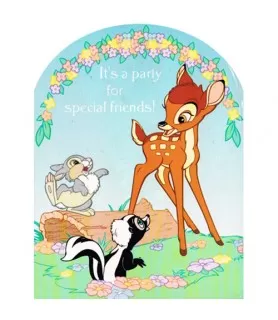 Bambi Vintage Invitations w/ Envelopes (8ct)