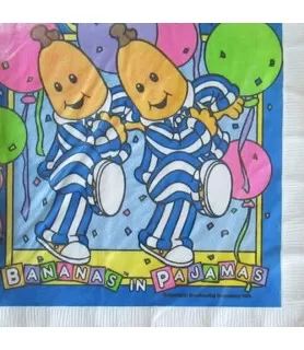 Bananas in Pajamas Vintage 1995 Lunch Napkins (16ct)