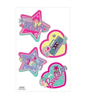 Barbie 'Dream Together' 3D Temporary Tattoos / Favors (4pcs)