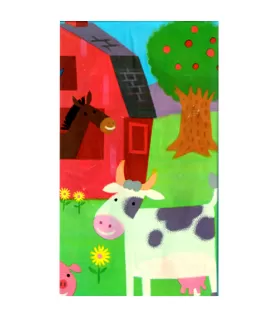 Barnyard EIEIO Plastic Table Cover (1ct)