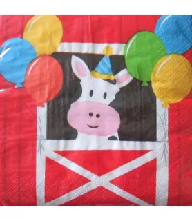 Barnyard Animals Small Napkins (20ct)