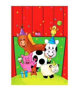 Barnyard Bash Farm Animals Favor Bags (8ct)