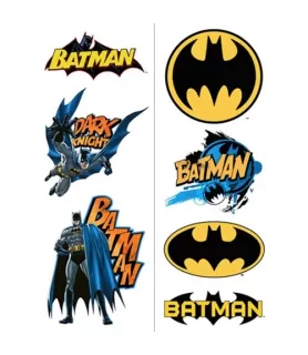 Batman 'Heroes and Villains' Temporary Tattoos (1 sheet)