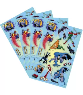 Batman 'Brave and the Bold' Holographic Stickers (4 sheets)
