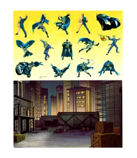 Batman Stickers and Playscene (1 sheet)
