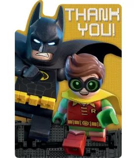 Batman 'LEGO Batman Movie' Thank You Notes w/ Envelopes (8ct)
