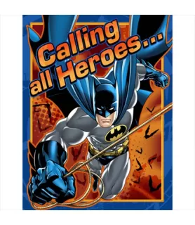 Batman 'Heroes and Villains' Invitations and Thank You Cards w/ Envelopes (8ct ea.)