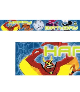 Ben 10 Foil Happy Birthday Banner (1ct)