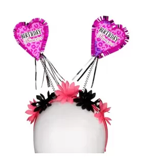 Birthday Princess Pink Leopard Print Headband (1ct)