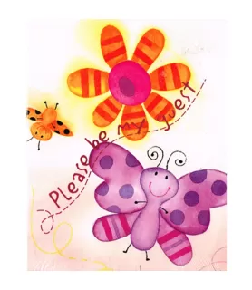 Friendly Bugs Invitations w/ Envelopes (8ct)