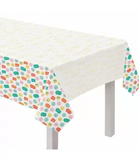 Birthday 'All Smiles' Plastic Tablecover (1ct)