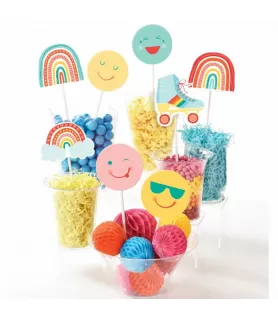Birthday 'All Smiles' Paper Topper Kit (12pcs)