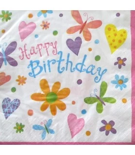 Happy Birthday 'Sweet Birthday' Lunch Napkins (16ct)