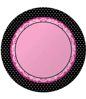 Happy Birthday 'Super Stylish' Large Paper Plates (8ct)