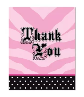 Happy Birthday 'Super Stylish' Thank You Notes w/ Envelopes (8ct)