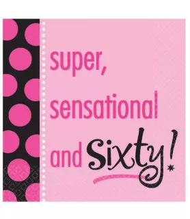 Another Year of Fabulous 60th Birthday Small Napkins (16ct)