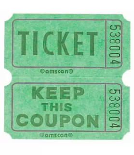 Green Double Roll Tickets (2000ct)