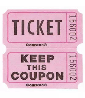 Pink Double Roll Tickets (2000ct)