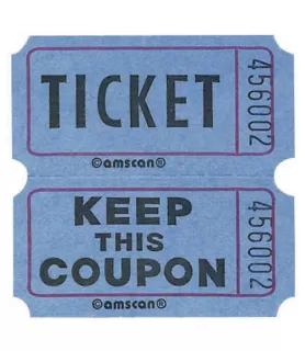 Blue Double Roll Tickets (2000ct)