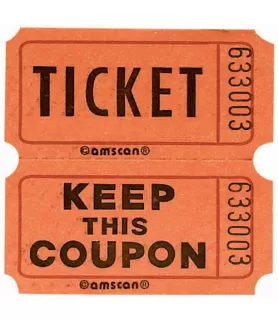 Orange Double Roll Tickets (2000ct)