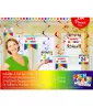 Birthday Rainbow Hanging Swirl Decorations (12pc) Birthday Rainbow Hanging Swirl Decorations (12pc)