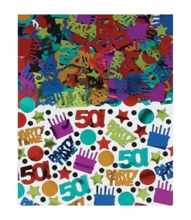 Happy 50th Birthday Confetti (2.5oz)