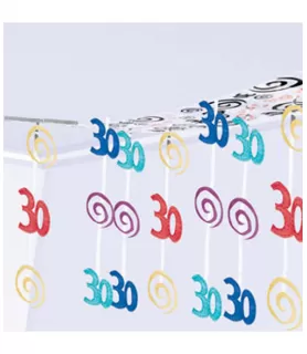 Over the Hill 30th Birthday Ceiling Decoration (1pc)