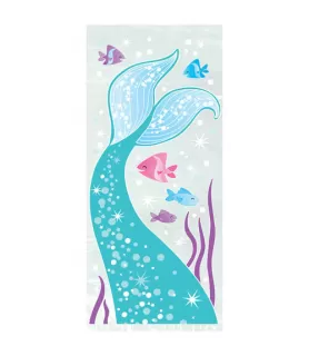 Mermaid Cello Favor Bags w/ Twist Ties (20ct)