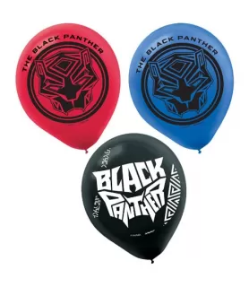 Black Panther Latex Balloons (6ct)