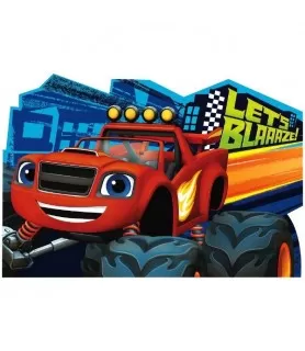 Blaze and the Monster Machines Invitation Set w/ Envelopes (8ct)