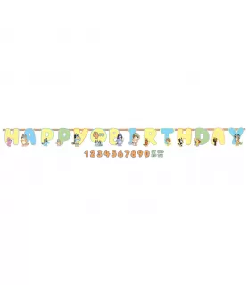 Bluey Add An Age Jumbo Letter Banner Kit (1ct)