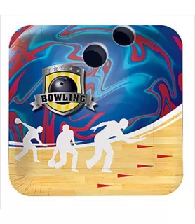 Bowling Small Paper Plates (8ct)