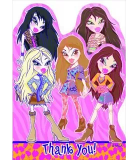 Bratz 'Fashion Fierce' Thank You Notes w/ Env. (8ct)