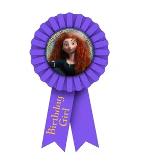 Brave Guest of Honor Birthday Girl Ribbon (1ct)