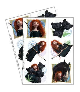 Brave Temporary Tattoos (2 sheets)