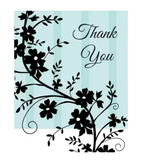 Bridal Shower 'Two Love Birds' Thank You Notes w/ Envelopes (8ct)