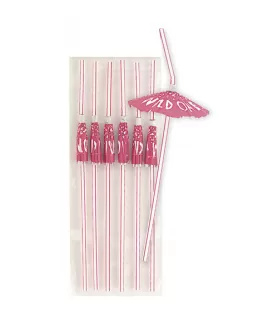 Bridal Shower 'Bride to Be' Umbrella Straws (5ct)