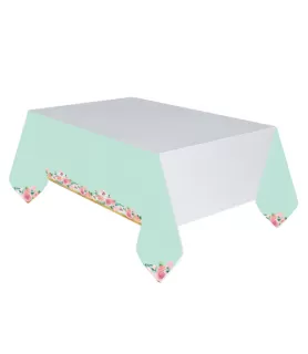 Wedding and Bridal 'Mint to Be' Paper Table Cover (1ct)