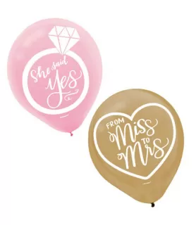 Wedding and Bridal 'Mint to Be' Latex Balloons (15ct)
