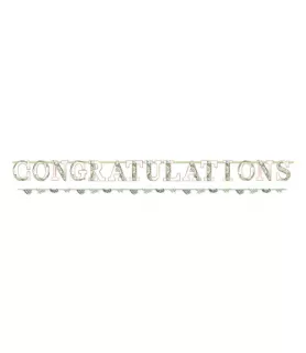 Wedding and Bridal 'Love and Leaves' Jumbo Letter Banner Kit (1ct)