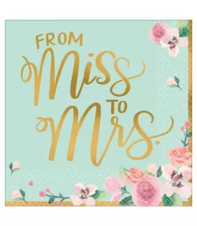 Wedding and Bridal 'Mint to Be' Lunch Napkins (16ct)